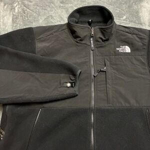 The North Face Womens Fleece Jacket Black Full Zip XL TG Outerwear Casual
